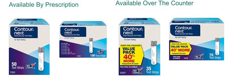 Contour blood glucose monitoring